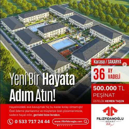karasuda satılık yazlık daire